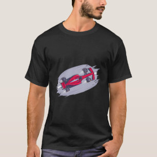 Camiseta Carreras de Fórmula de Racer de Carreras de Coche