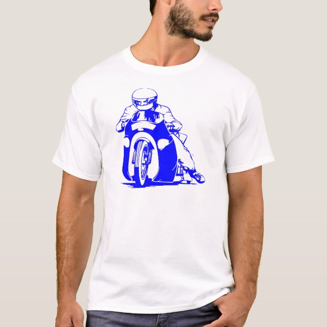 Camiseta Carreras de fricción de la motocicleta (Anverso)