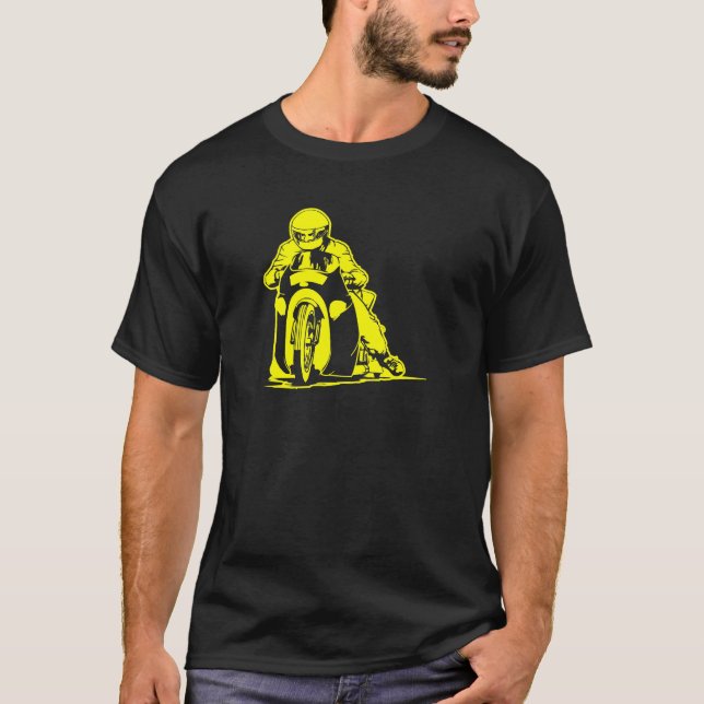 Camiseta Carreras de fricción de la motocicleta (Anverso)
