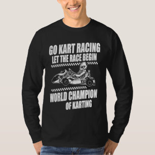 Camiseta Carreras de Gokart Comienzo del Campeonato Mundial