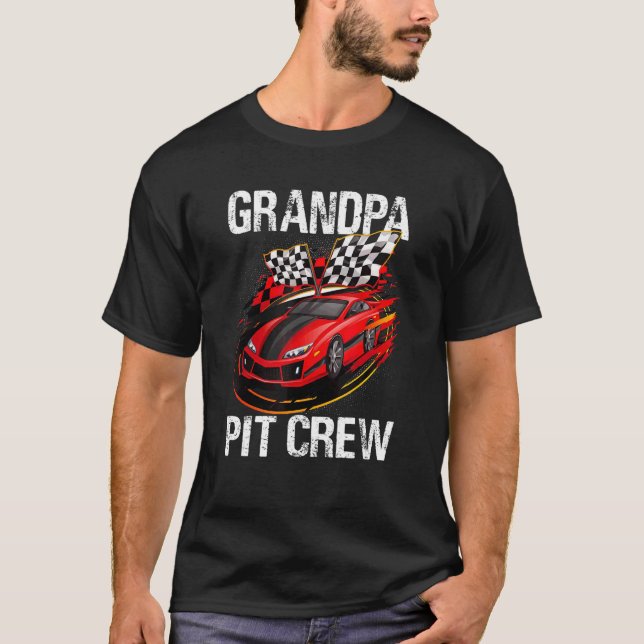 Camiseta Carreras de la fiesta de cumpleaños de Race Car Pi (Anverso)