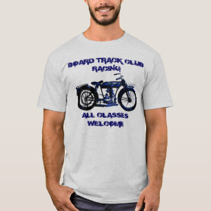 Camiseta Carreras de la motocicleta de la pista del tablero