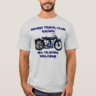 Camiseta Carreras de la motocicleta de la pista del tablero