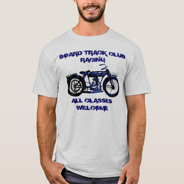 Camiseta Carreras de la motocicleta de la pista del tablero (Anverso)