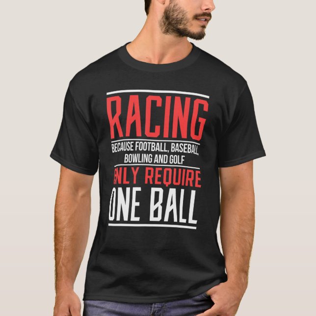 Camiseta Carreras De Los Hombres Porque El Fútbol Sólo Requ (Anverso)