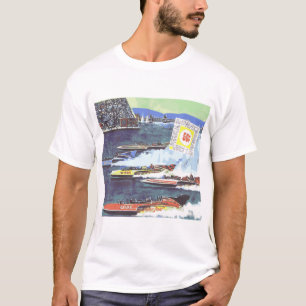 Camiseta Carreras de malecón vintage