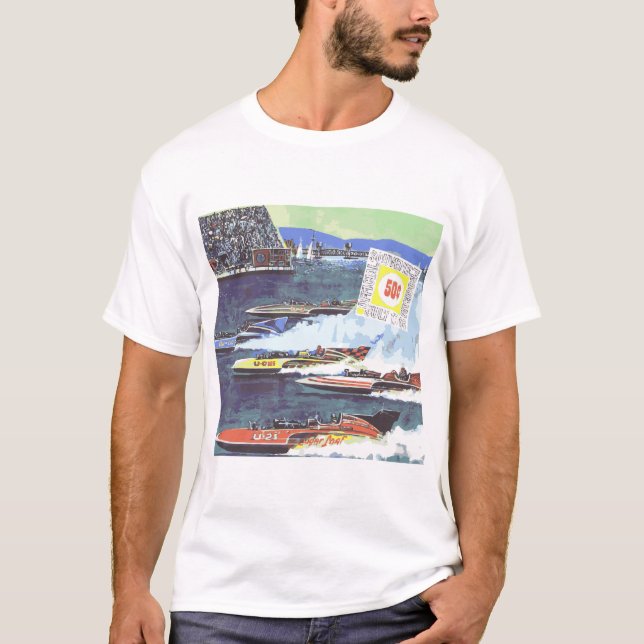 Camiseta Carreras de malecón vintage (Anverso)