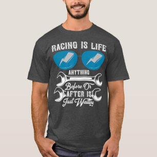 Camiseta Carreras de motocicleta Coche Vintage Gear Hombres