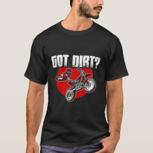 Camiseta Carreras de motocicleta divertida y sucia
