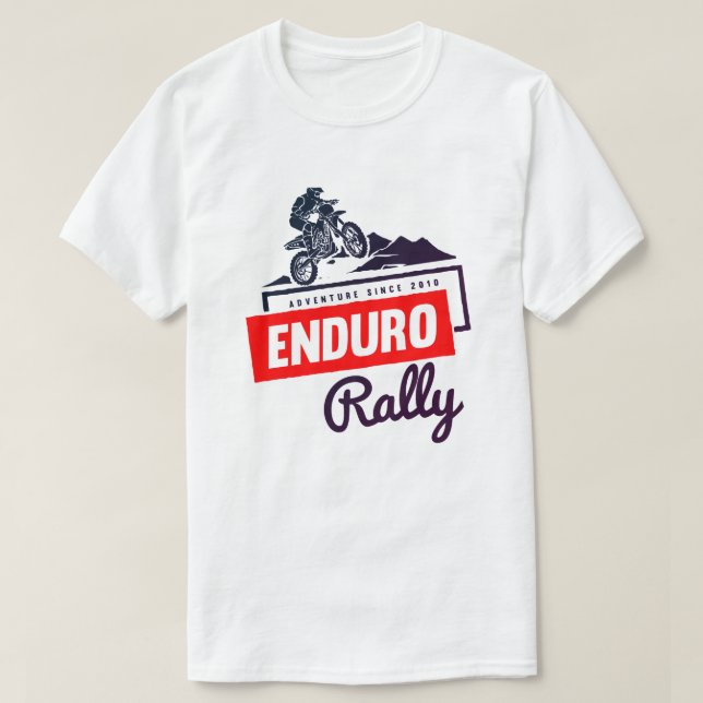 Camiseta Carreras de motocicletas de época (Diseño del anverso)