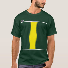 Camiseta Carreras de motor verde de la Carreras británica C