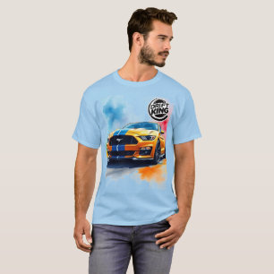 Camiseta carreras de natalidad de carreras de autos de carr