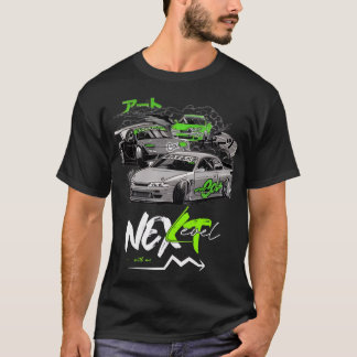 Camiseta carreras de natalidad de carreras de autos de carr
