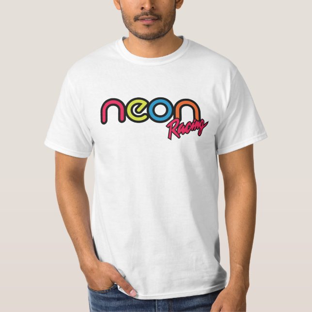 Camiseta Carreras de neón (Anverso)