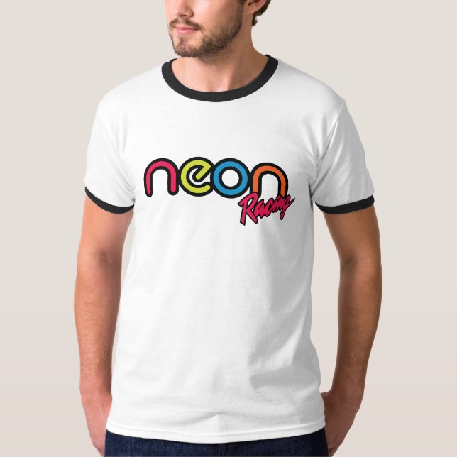 Camiseta Carreras de neón (Anverso)