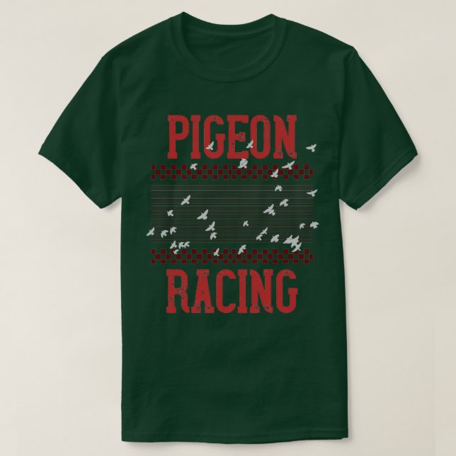 Camiseta Carreras de paloma 33 (Diseño del anverso)