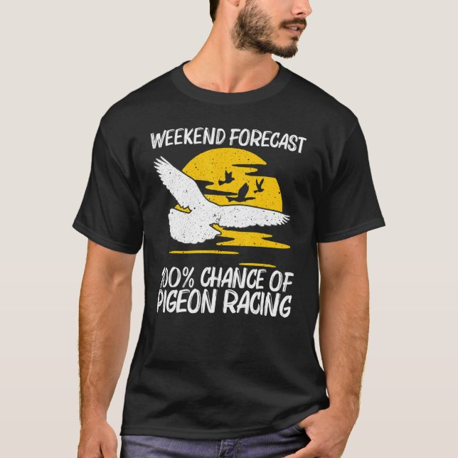 Camiseta Carreras De Paloma Porcina Guay Para Hombres Hombr (Anverso)