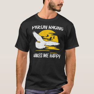 Camiseta Carreras De Paloma Porcina Guay Para Hombres Hombr