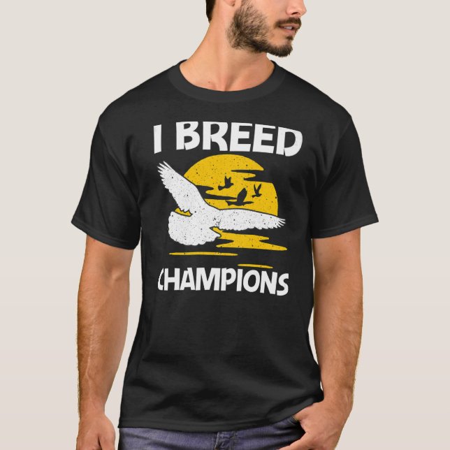 Camiseta Carreras De Paloma Porcina Guay Para Hombres Hombr (Anverso)