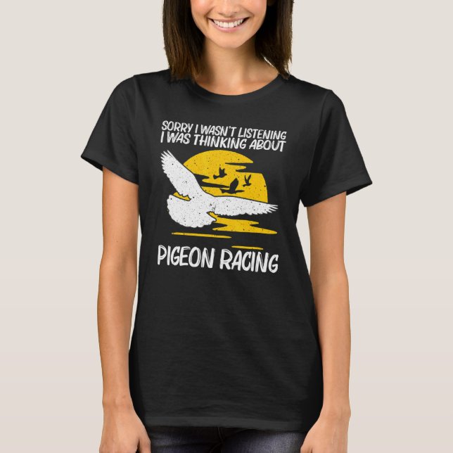 Camiseta Carreras De Paloma Porcina Guay Para Hombres Hombr (Anverso)