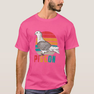 Camiseta Carreras de paloma retro vintage Pigeon Bird Breed