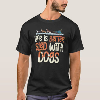 Camiseta Carreras de perro confitado Mushing Perros Siberia