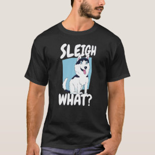 Camiseta Carreras De Perro Sledding Husky Sleigh What Mushe