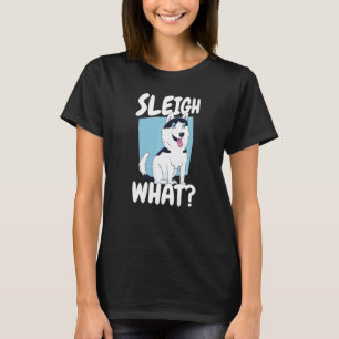 Camiseta Carreras De Perro Sledding Husky Sleigh What Mushe
