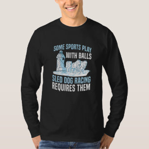 Camiseta Carreras de perros de trineo para un corredor de p