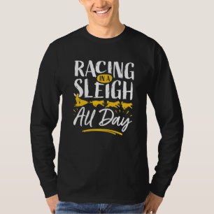 Camiseta Carreras de perros de trineo Remolque de perros
