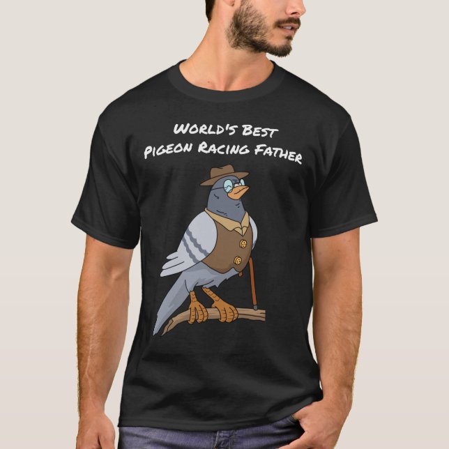 Camiseta Carreras de pichón regala a la paloma del día del  (Anverso)