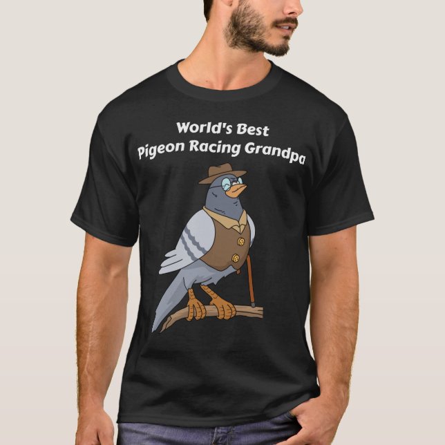 Camiseta Carreras de pichón Regalo hombres paloma del día d (Anverso)