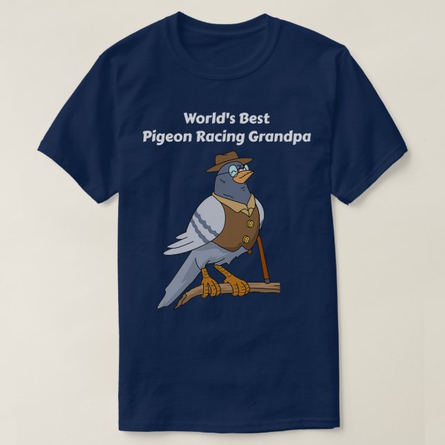 Camiseta Carreras de pichón Regalos Hombres Abuelo Paterx27 (Diseño del anverso)