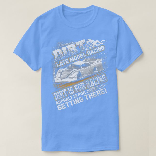 Camiseta Carreras de pista de suciedad modificada de modelo (Diseño del anverso)