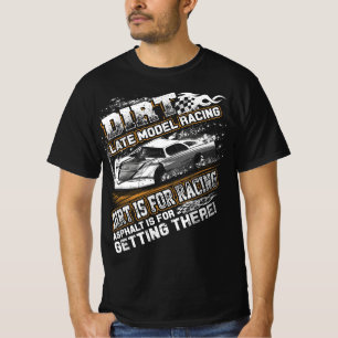 Camiseta Carreras de pista de suciedad modificada de modelo