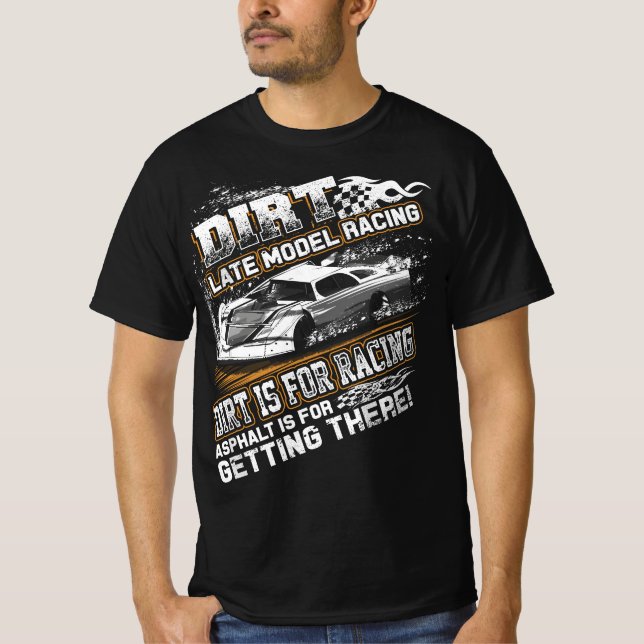 Camiseta Carreras de pista de suciedad modificada de modelo (Anverso)