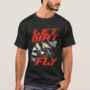 Camiseta Carreras de pista sucia de velocidad de carreras