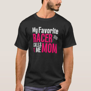 Camiseta Carreras de pista sucia dice mis llamadas de Racer