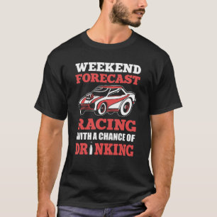 Camiseta Carreras de previsión de fin de semana Carreras de