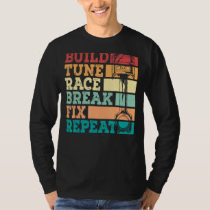 Camiseta Carreras de repetición de ajuste de intervalo de c