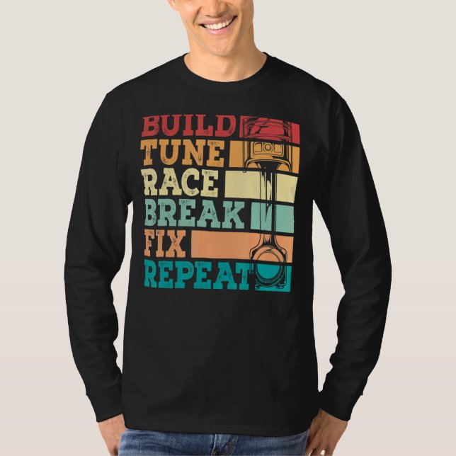 Camiseta Carreras de repetición de ajuste de intervalo de c (Anverso)