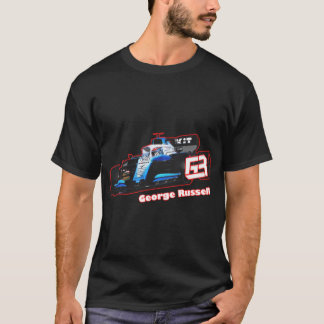Camiseta Carreras de ROKiT Williams, George Russell,