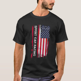 Camiseta Carreras de Sprint Car