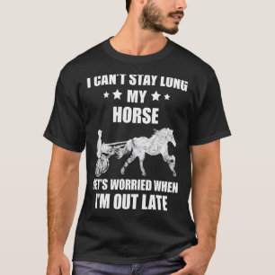 Camiseta Carreras de trotones No puedo mantenerme Corredor
