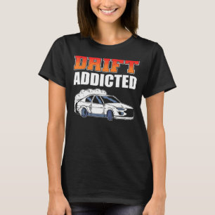 Camiseta Carreras de vagones de deriva con adición de deriv