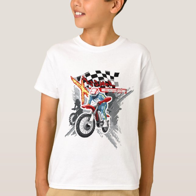 Camiseta Carreras de Xtreme Motocross | Deporte (Anverso)