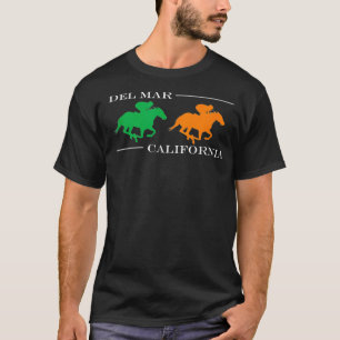 Camiseta Carreras del caballo de Del Mar California 