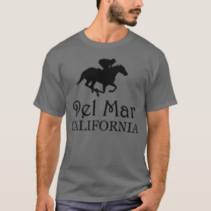 Camiseta Carreras del caballo de Del Mar California diverti