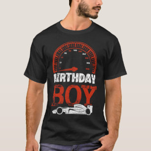 Camiseta Carreras del coche de Birday Boy Race