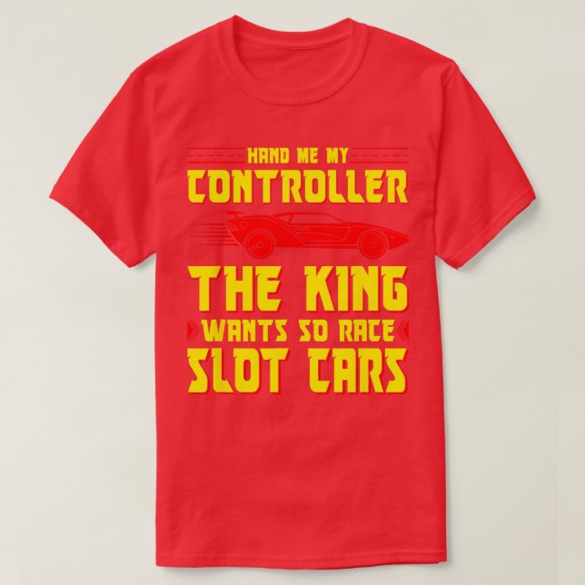 Camiseta Carreras Del Coche De Ranura Me Entrega La Ranura  (Diseño del anverso)